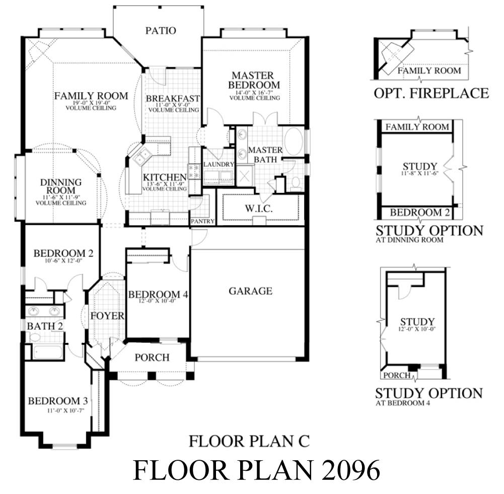 Plan 2096C Saratoga Homes Austin